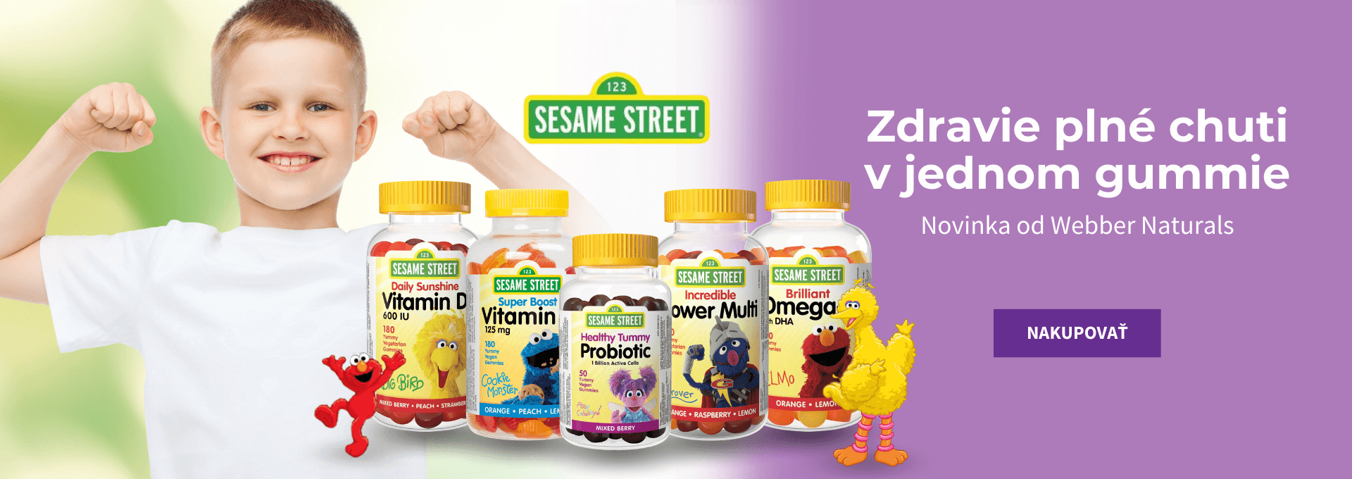 Sesame Street vitamíny