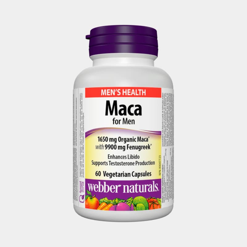 Maca pre mužov 1650mg + senovka grécka