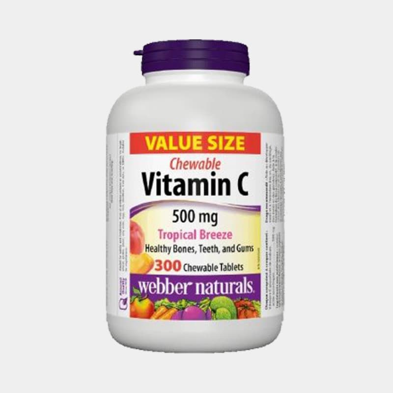 Vitamín C žuvacie tablety 500mg tropický vánok