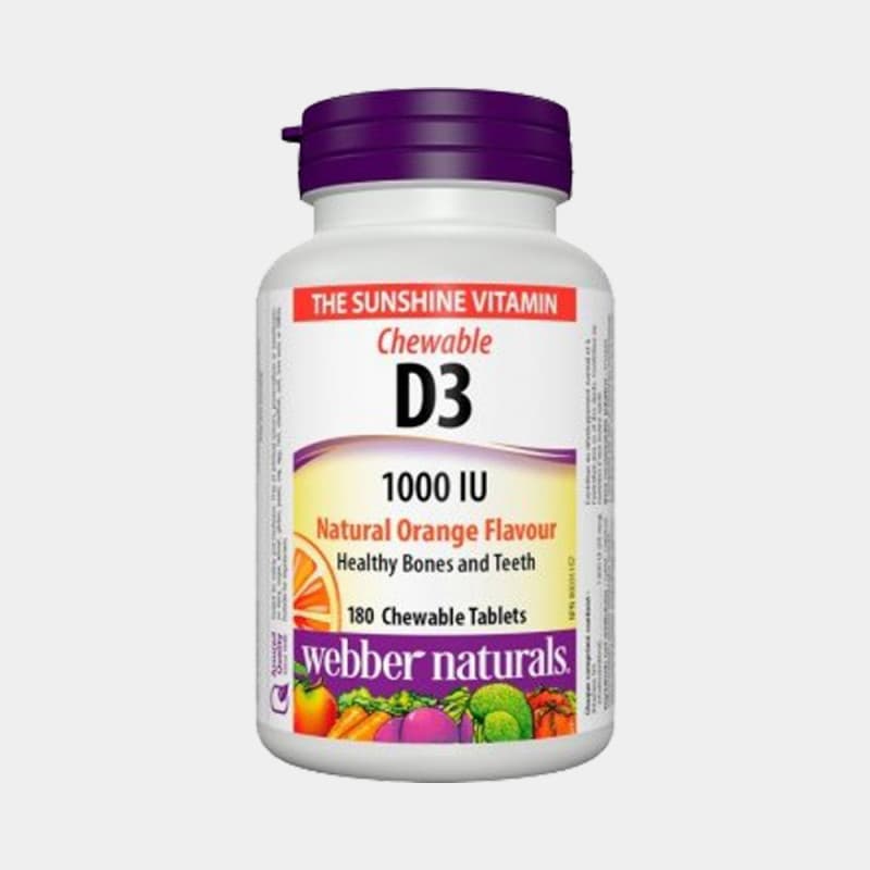 Vitamín D3 1000 IU cmúľací