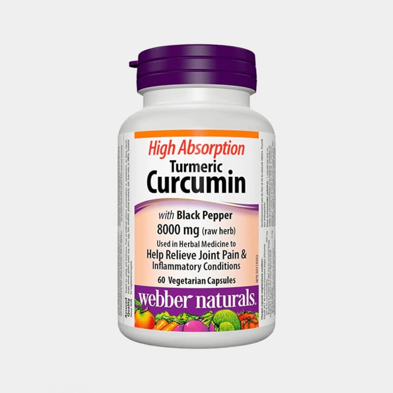 Kurkumín s čiernym korením 400mg (surová bylina) 5mg