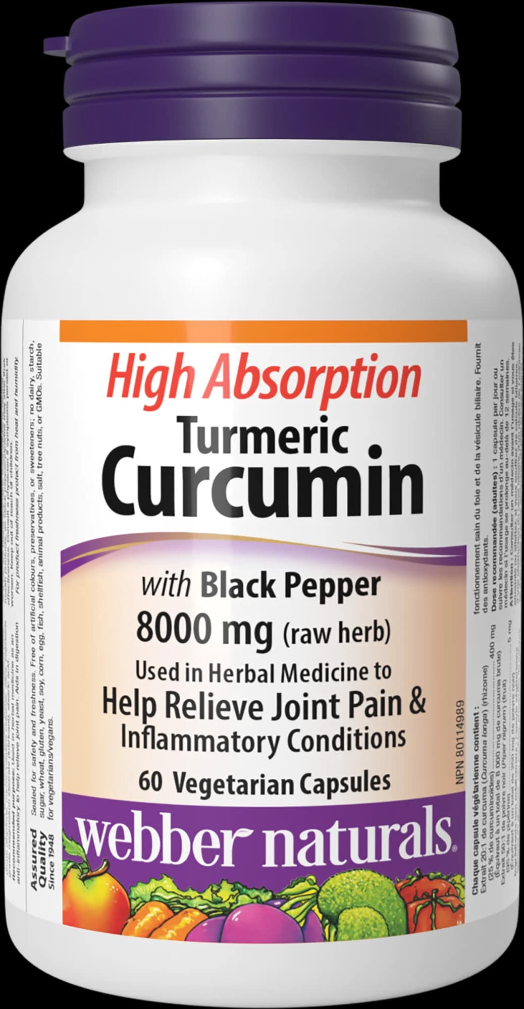 Kurkumín s čiernym korením 400mg (surová bylina) 5mg – obrázok 2