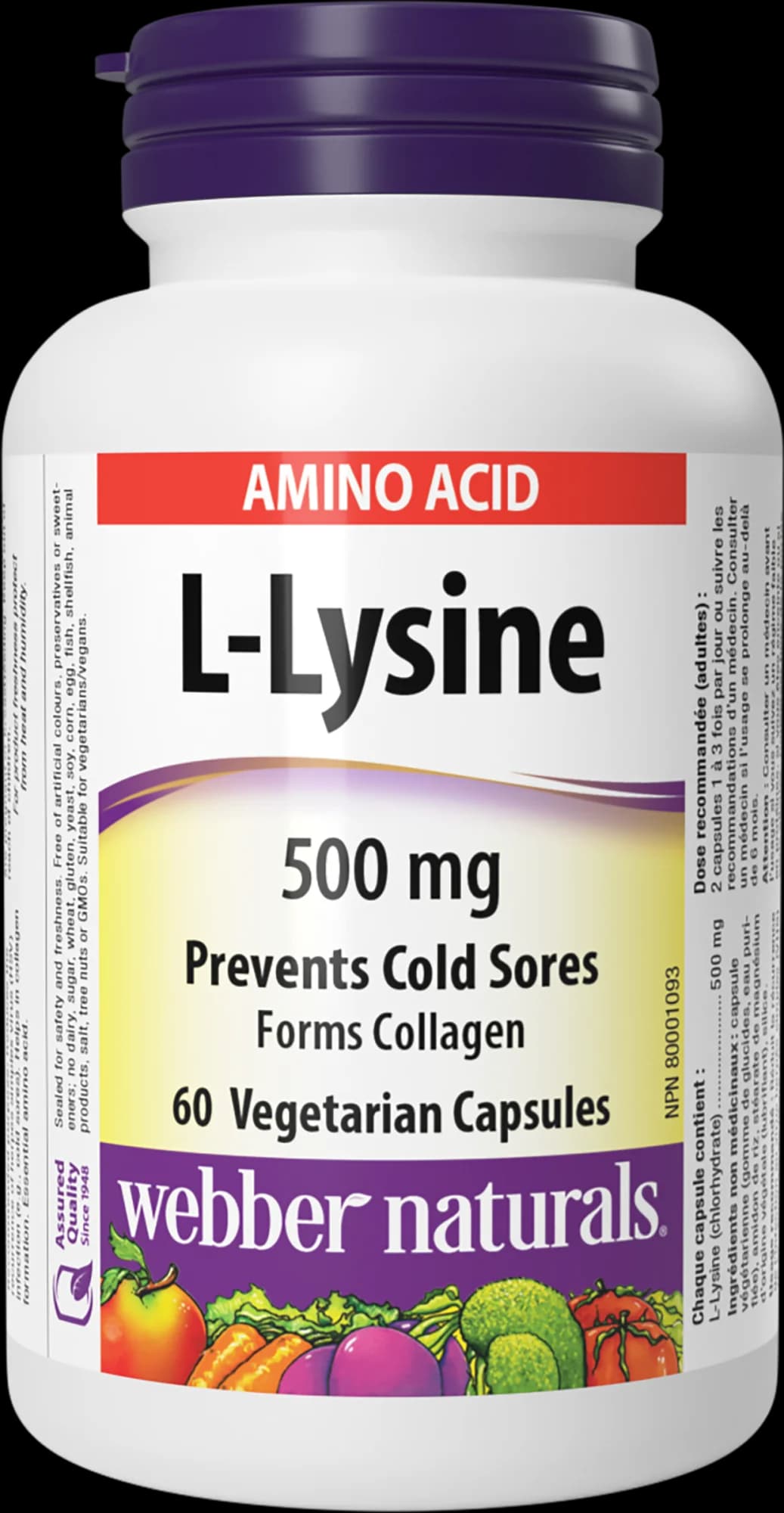 L-Lysine 500mg – obrázok 2