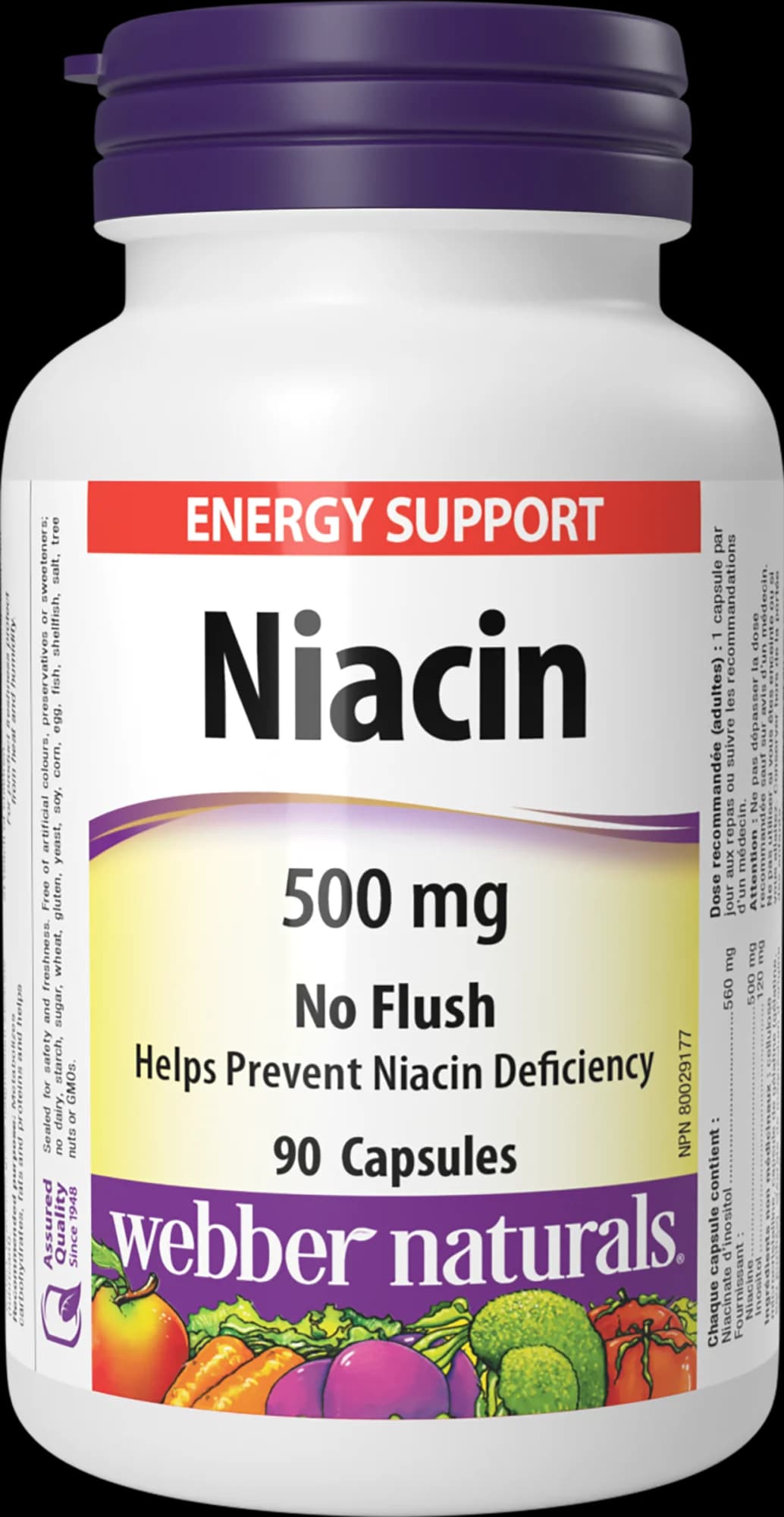 Niacín 500mg (Vitamín B3) – obrázok 2