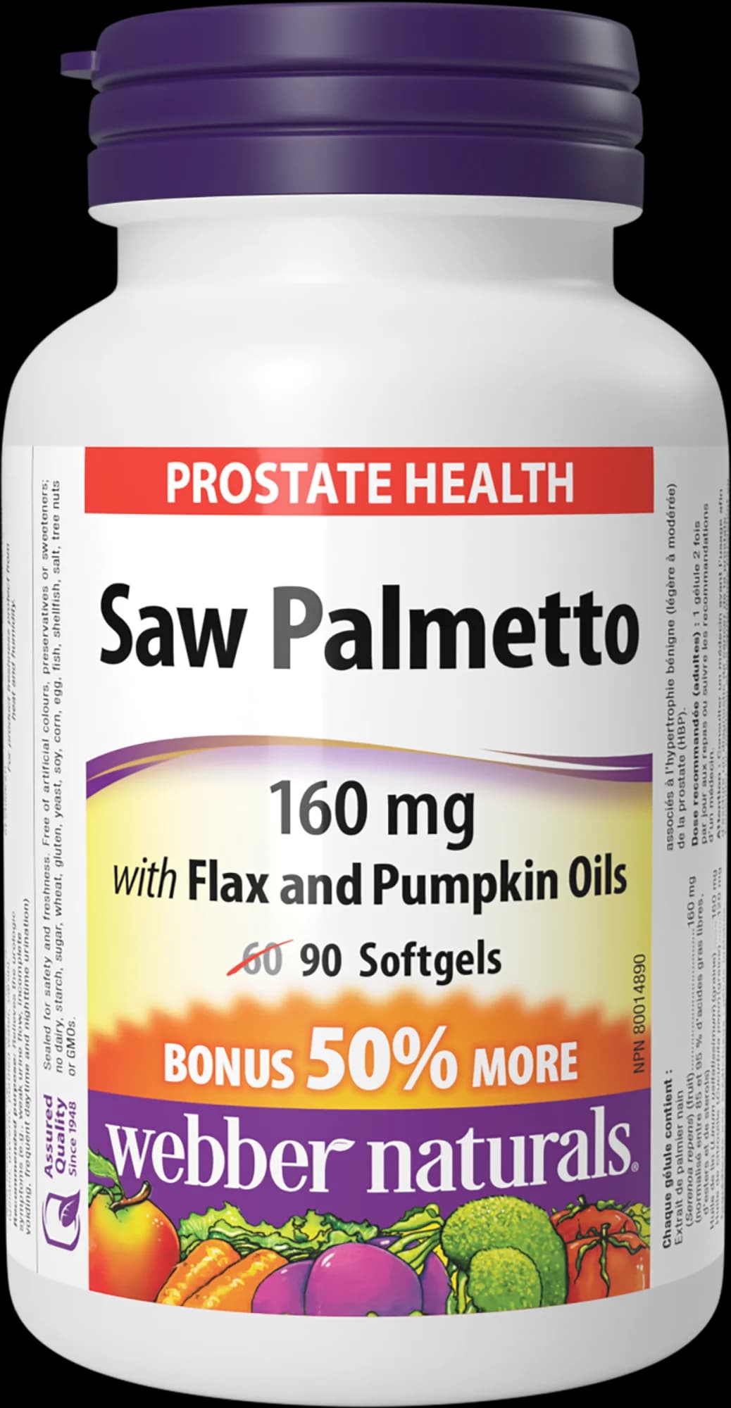 Prostata (Saw Palmetto) 160mg Bonus – obrázok 2