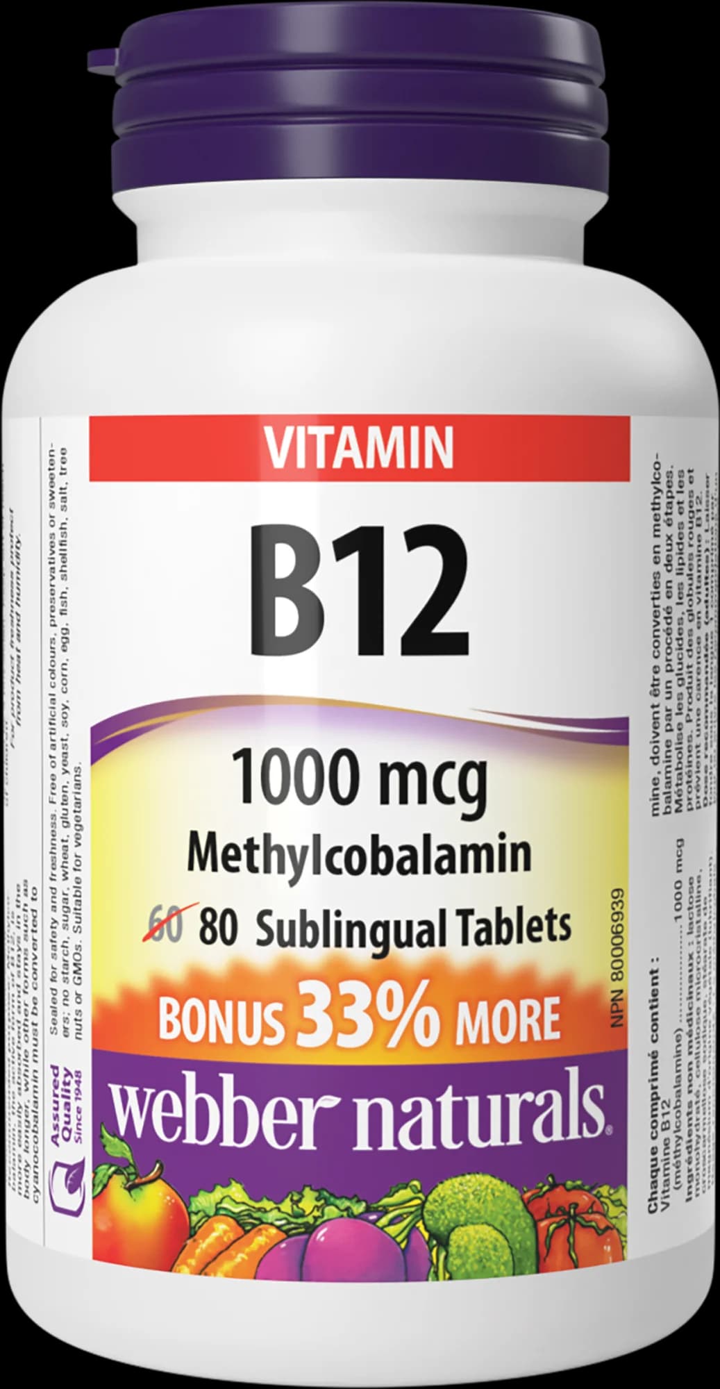 Vitamín B12 1000mcg Metylkobalamin BONUS – obrázok 2