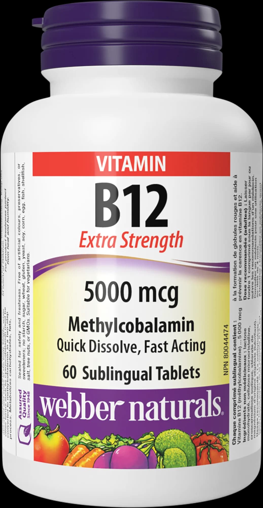 Vitamín B12 5000mcg Metylkobalamin BONUS – obrázok 2