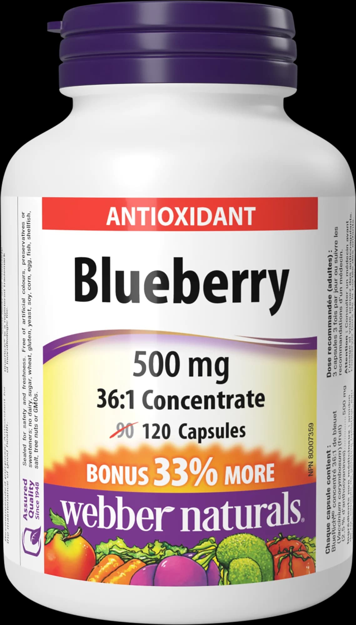 Čučoriedkový extrakt 500mg Bonus – obrázok 2