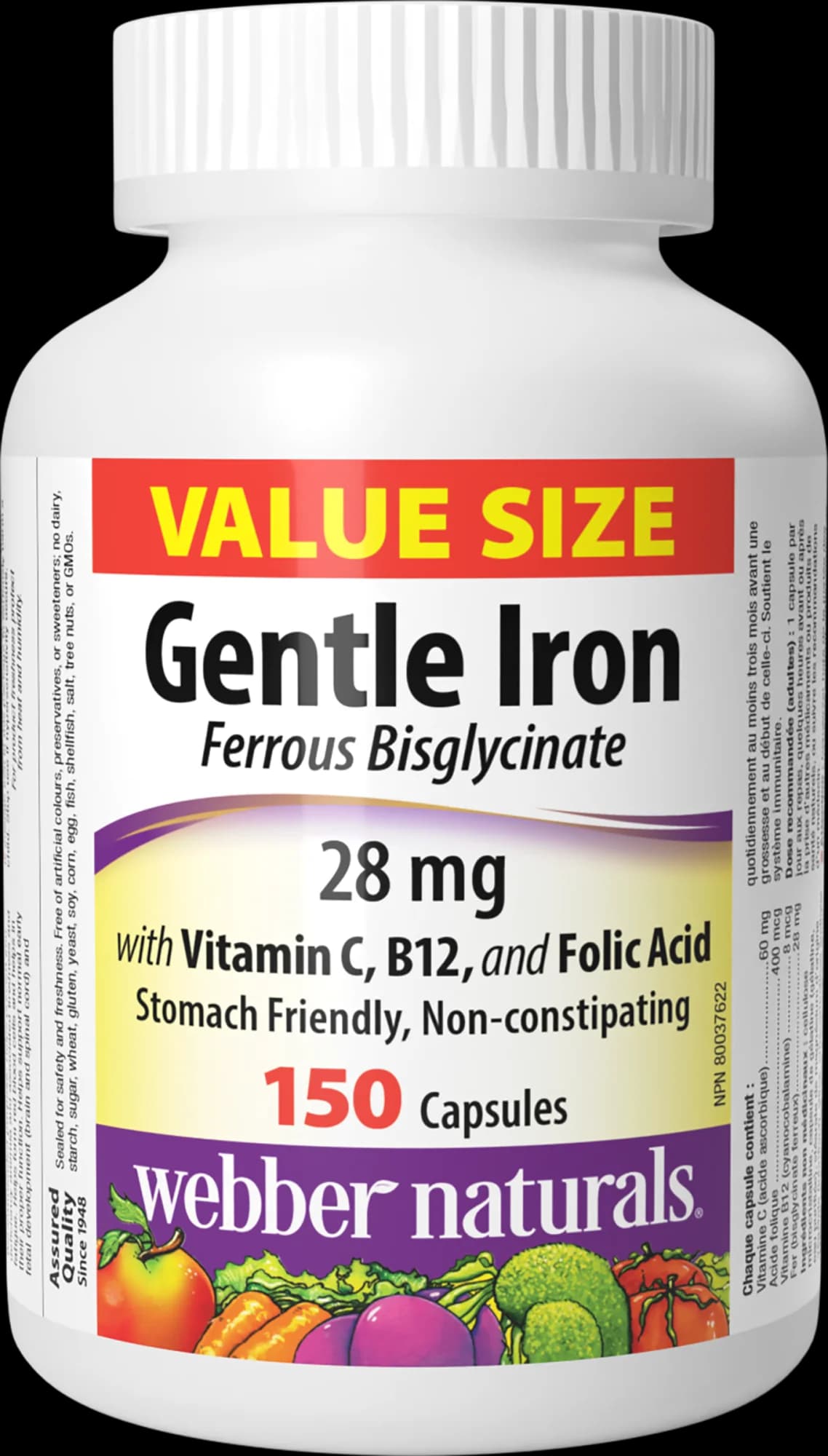 Železo 28 mg (jemné na žalúdok) + C, B12 a Kys. listová
