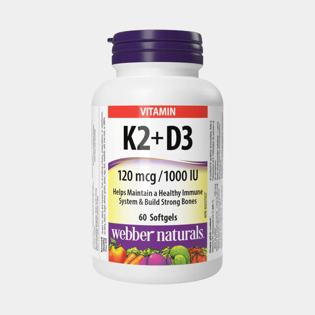 Vitamín K2 120 mcg + D3 1000 IU