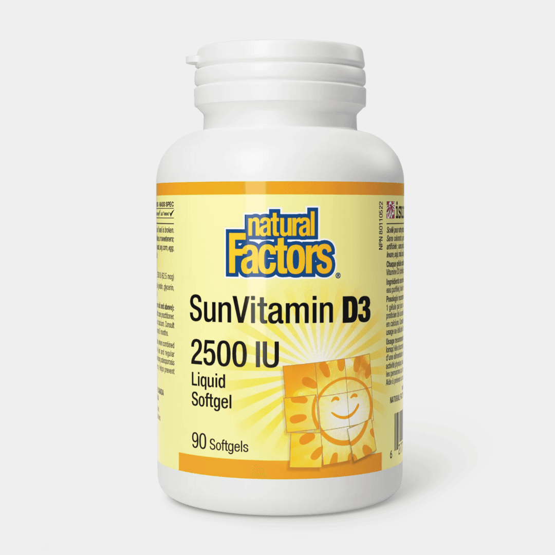 Vitamín D3 2500 IU - Natural Factors