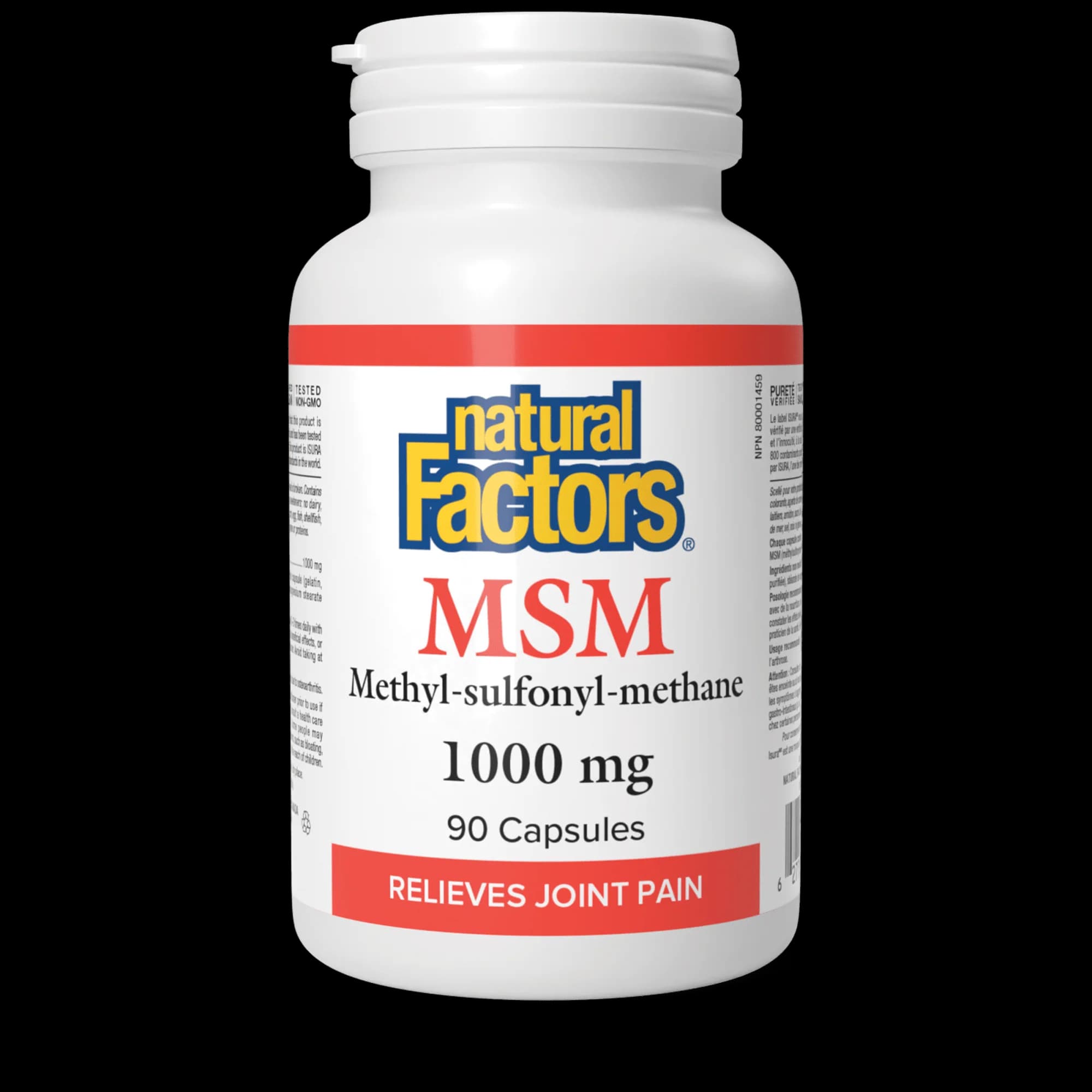MSM 1000 mg (methyl-sulfonyl-methane) - Natural Factors – obrázok 2