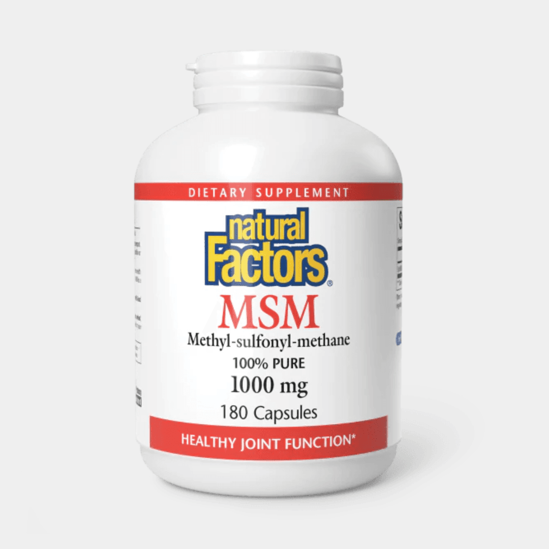 MSM 1000 mg (methyl-sulfonyl-methane) 180kps. Natural Factors